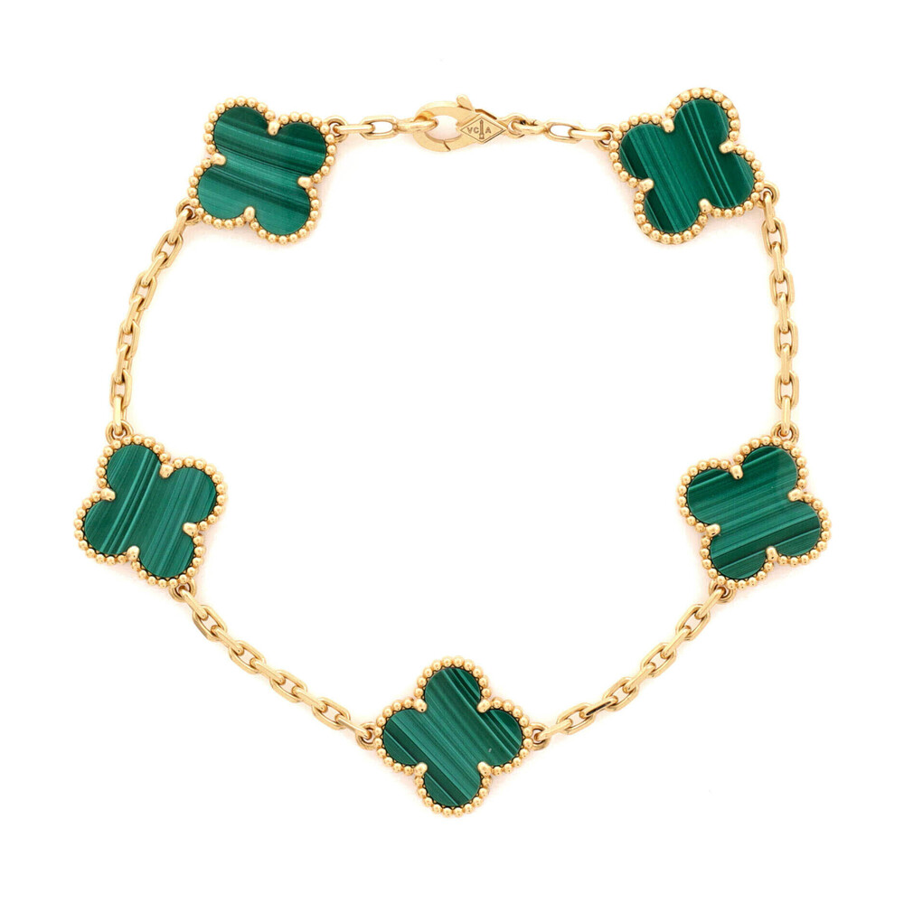Van Cleef & Arpels Vintage Alhambra 5 Motifs Bracelet